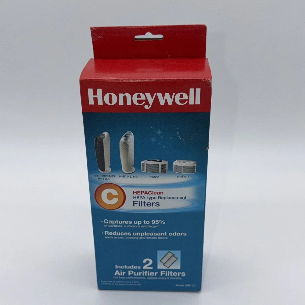 Honeywell HRF-C2 HEPAclean Type C Air Purifier Replacement Filters 2 Pack NEW